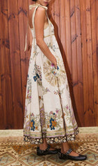 Ismet Boho Chic Floral Maxi Dress