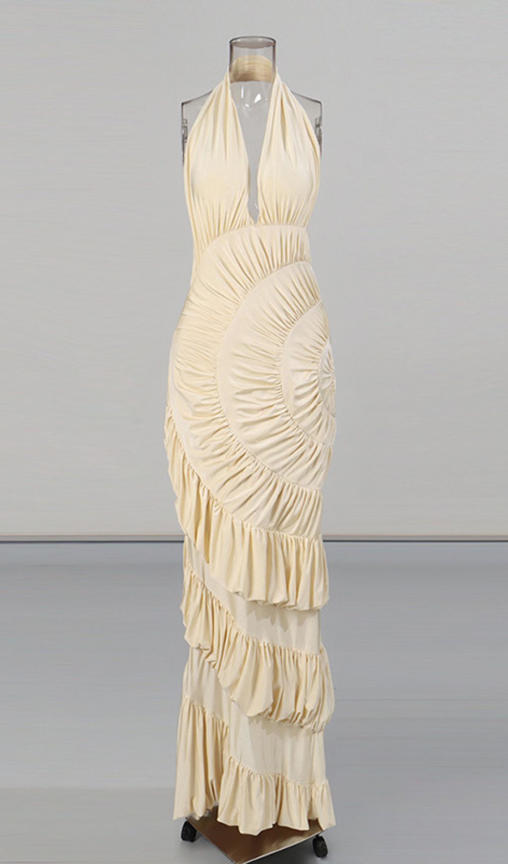 Ineke Halter Ruffle Maxi Dress