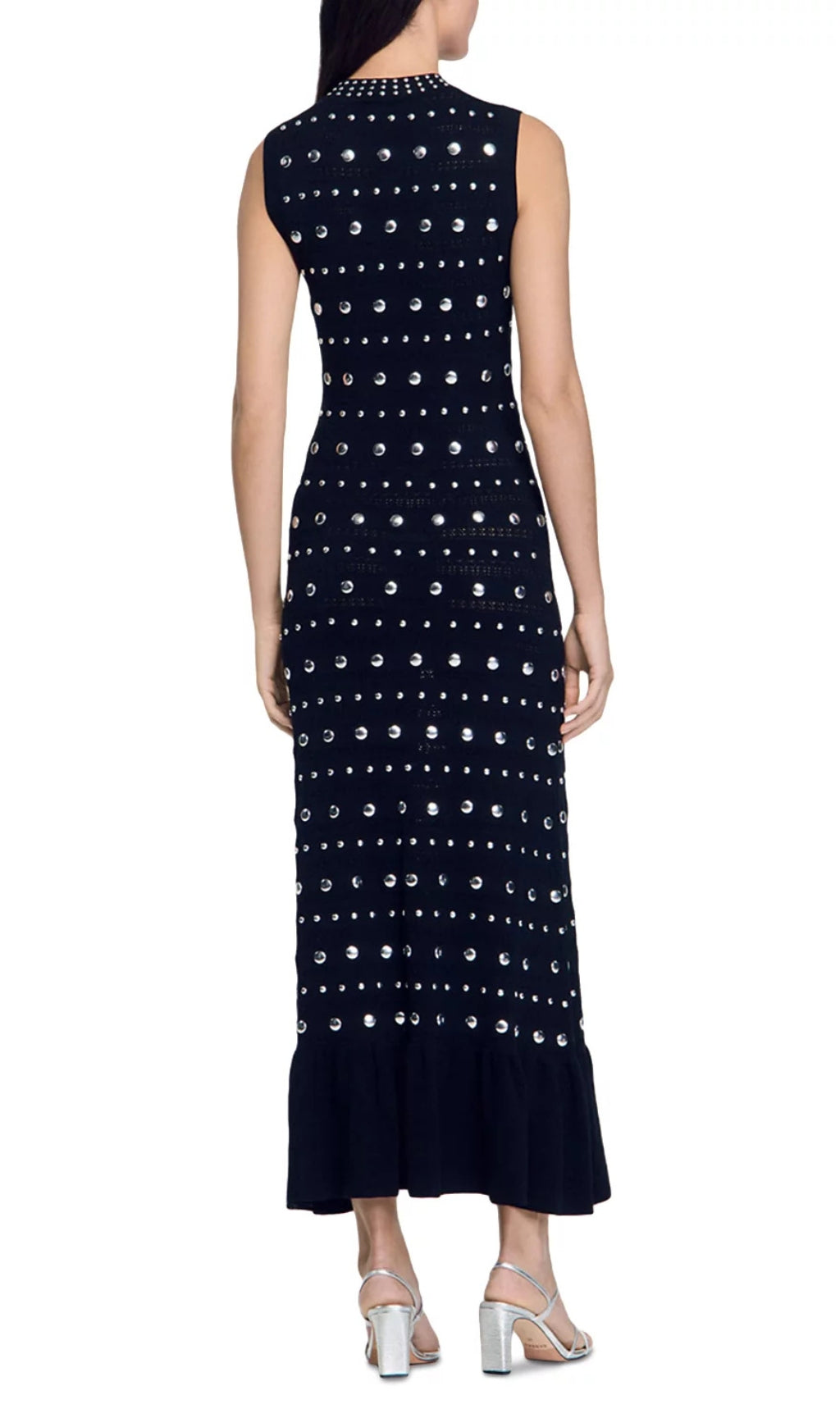 Venus Studded Sleeveless Maxi Dress