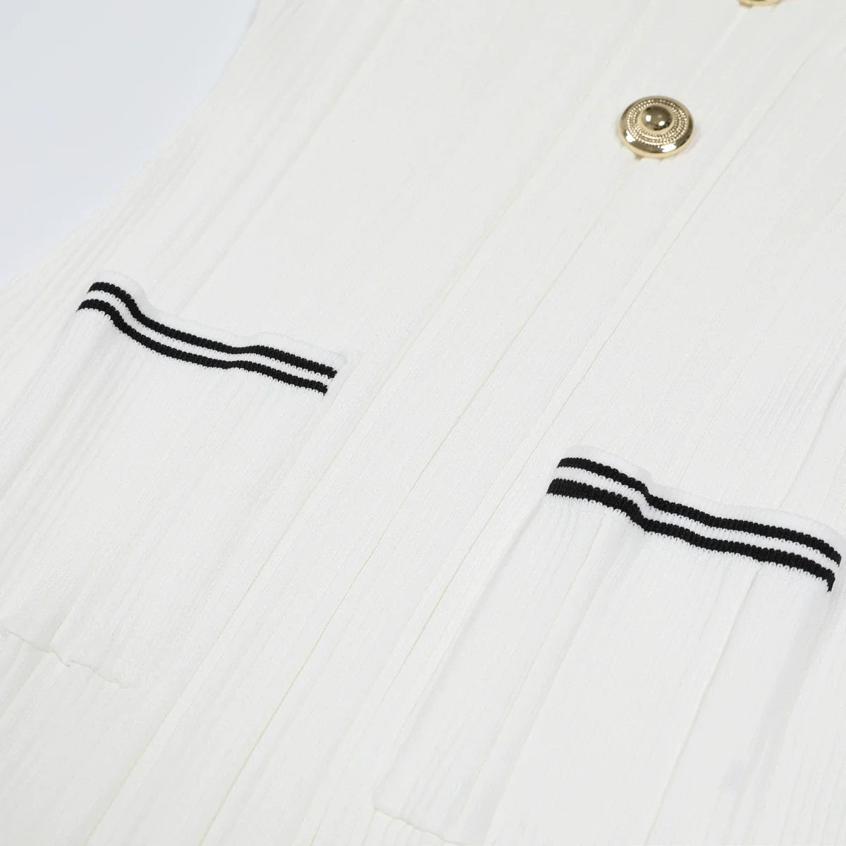 Enrica Black Sailor Collar Knit Midi Dress