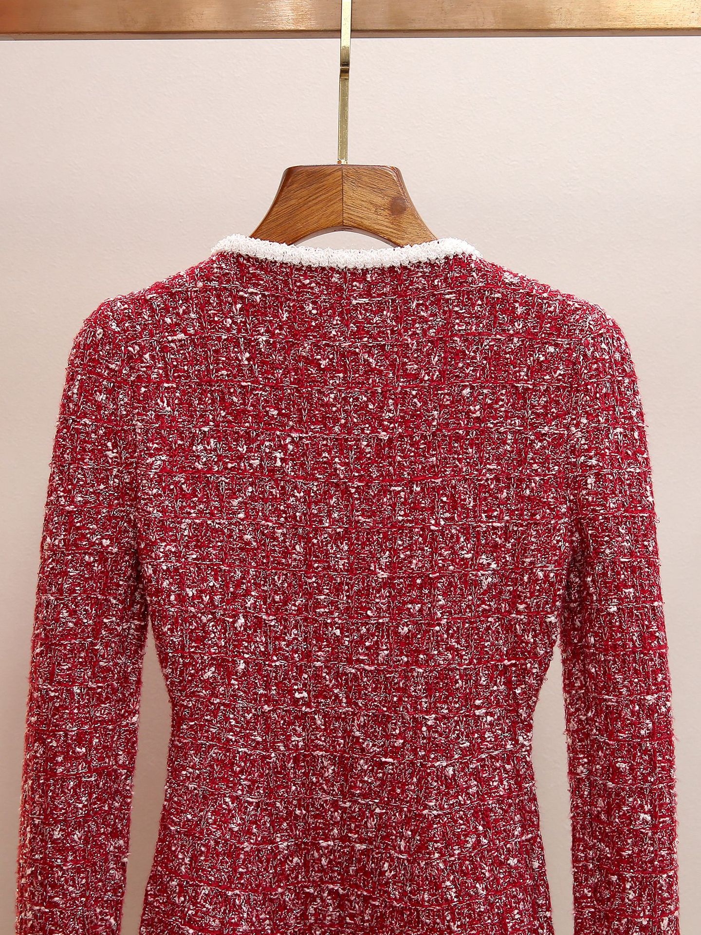 Jones Scarlet Tweed Mini Dress