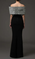 Dosia Dazzling Bow Maxi Dress