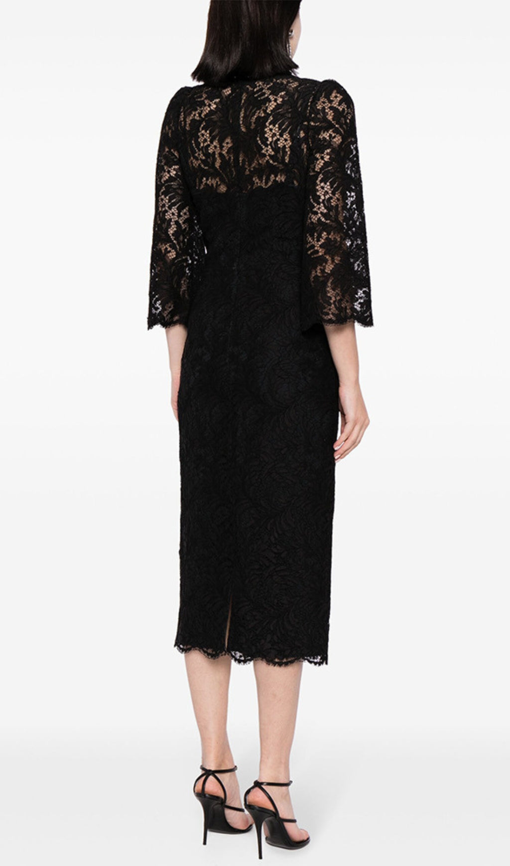 Dorothea Luxe Lace Midi Dress
