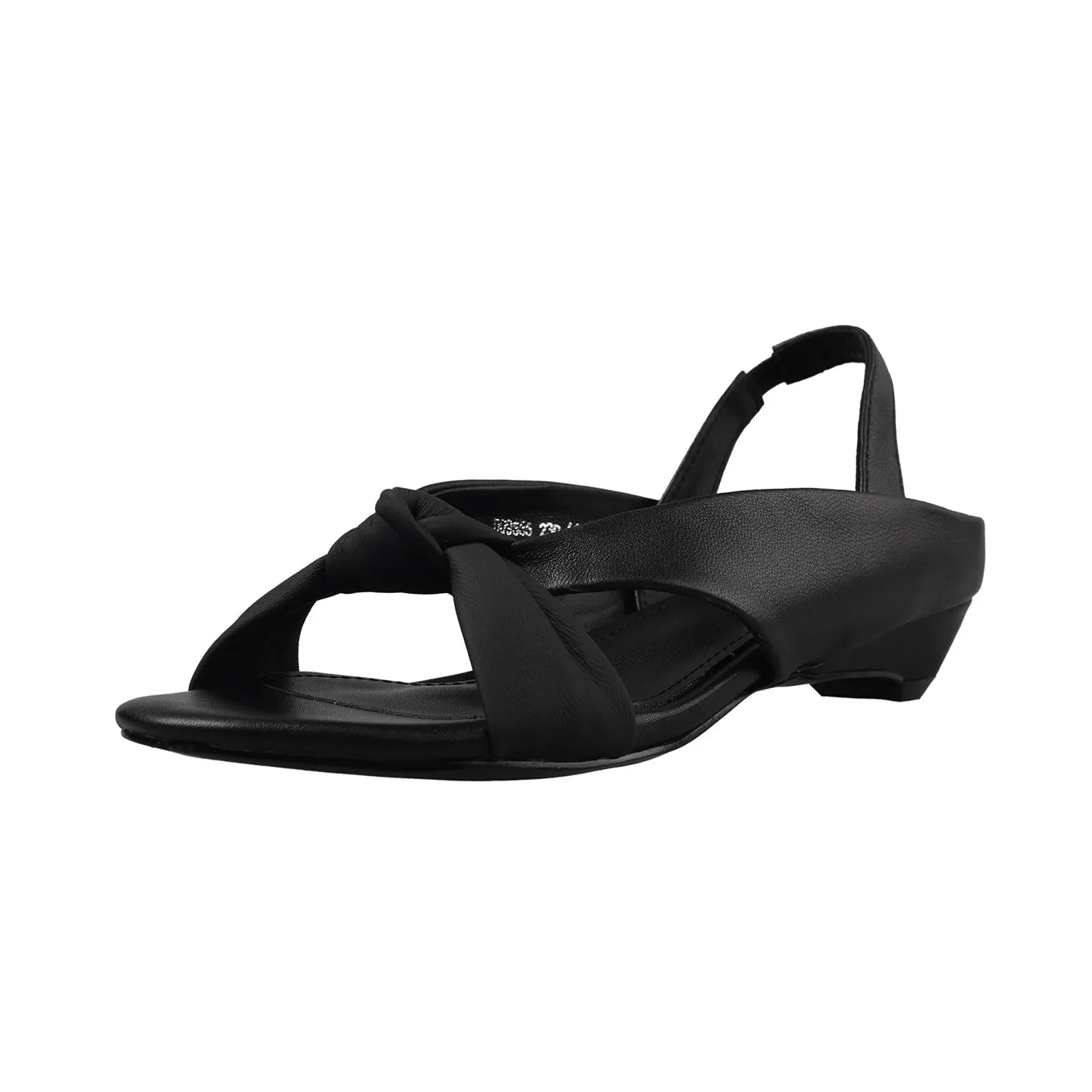Arden Furtado sheepskin Round toe bowknot Rear trip belt Wedges Open toe Sandals Middle heel Commuter shoes