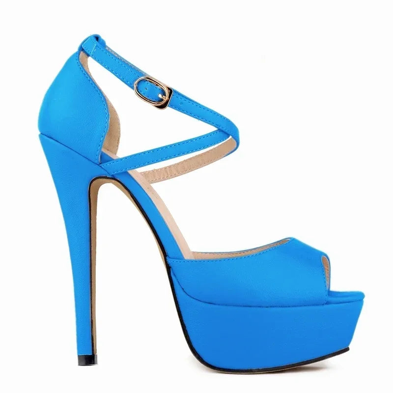 Cross-dresser Unisex Men's Pumps Queen 14cm Platform High Heels Patent Leather Nightclub Party Dress Shoes Large Size 44