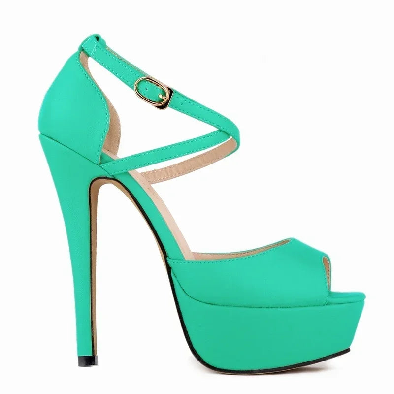 Cross-dresser Unisex Men's Pumps Queen 14cm Platform High Heels Patent Leather Nightclub Party Dress Shoes Large Size 44