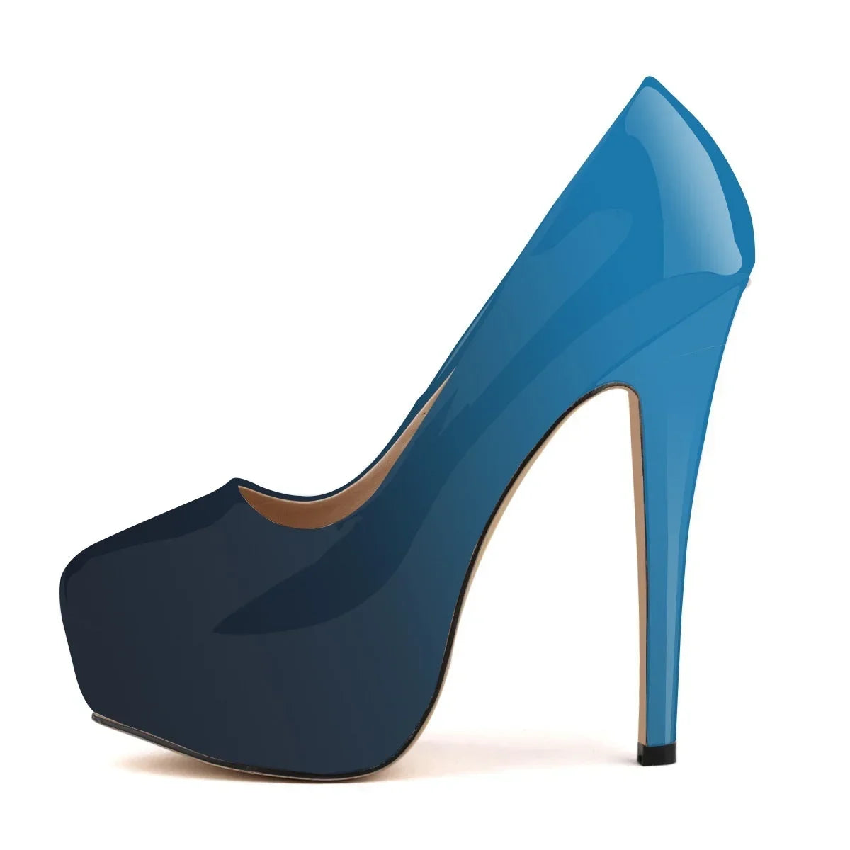 Cross-dresser Unisex Men's Pumps Stilettos 14cm Round Toe High Heels Sexy Nighclub Red Black Platform Wedding Shoes