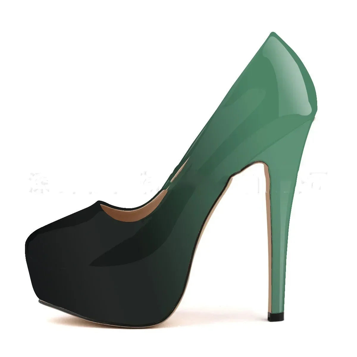 Cross-dresser Unisex Men's Pumps Stilettos 14cm Round Toe High Heels Sexy Nighclub Red Black Platform Wedding Shoes