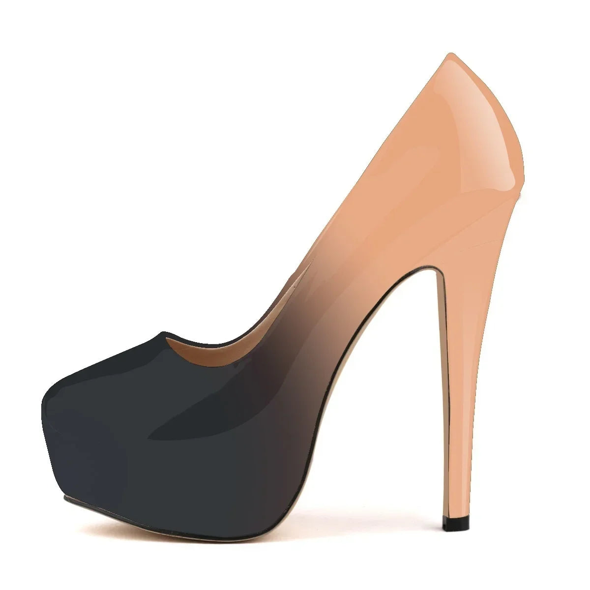 Cross-dresser Unisex Men's Pumps Stilettos 14cm Round Toe High Heels Sexy Nighclub Red Black Platform Wedding Shoes