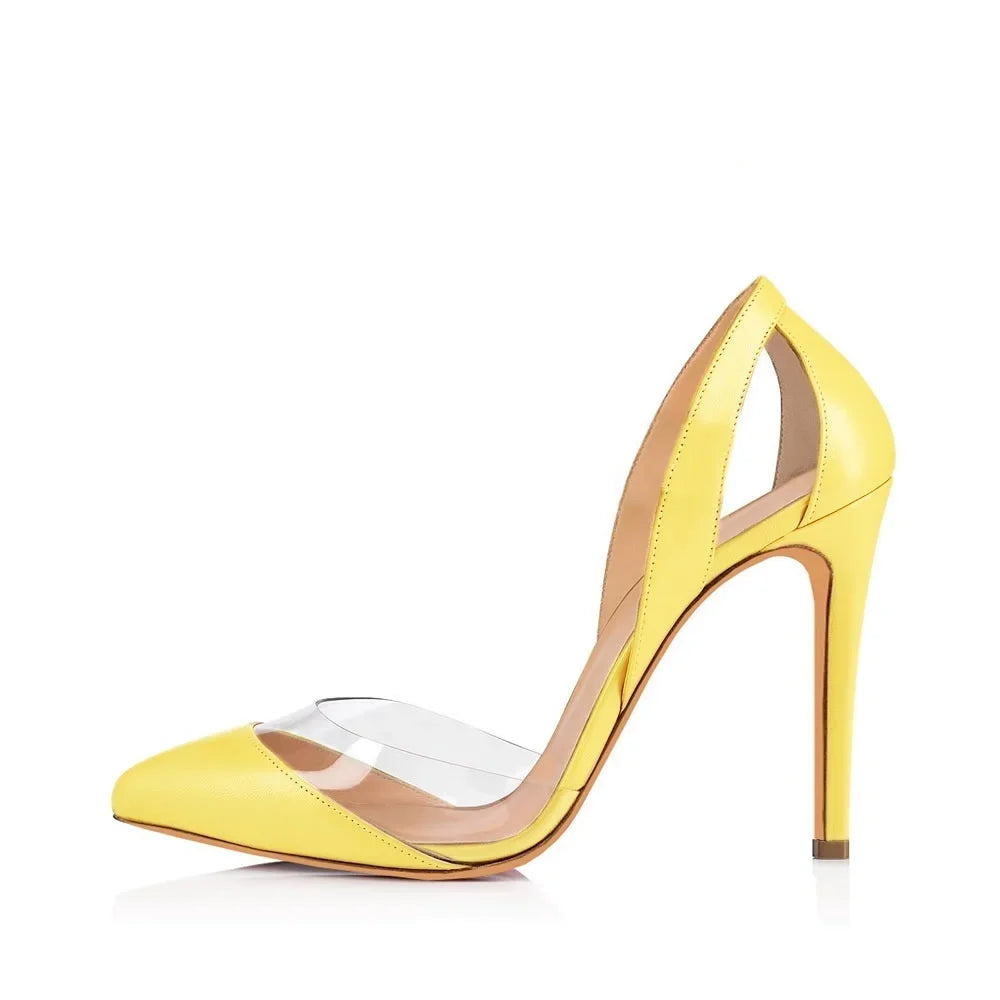 Pumps Stilettos Sexy Hollow out High Heels NightClub Party Red Wedding Woman Dress Shoes Plus Size 42