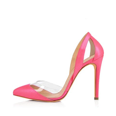 Pumps Stilettos Sexy Hollow out High Heels NightClub Party Red Wedding Woman Dress Shoes Plus Size 42