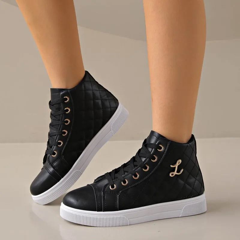 Fashionable Comfortable Shoes Autumn Elegant Round Head Solid Color Sexy Sports Leisure Shoes