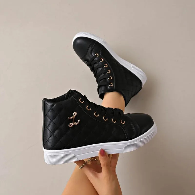 Fashionable Comfortable Shoes Autumn Elegant Round Head Solid Color Sexy Sports Leisure Shoes