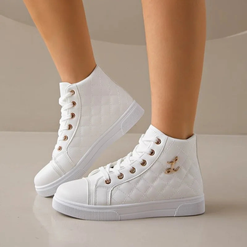 Fashionable Comfortable Shoes Autumn Elegant Round Head Solid Color Sexy Sports Leisure Shoes