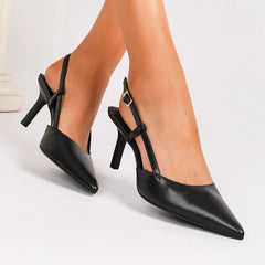 Fashionable elegant shallow pointed-toe high heels