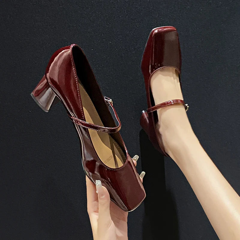 Fashionable high-heeled shoes