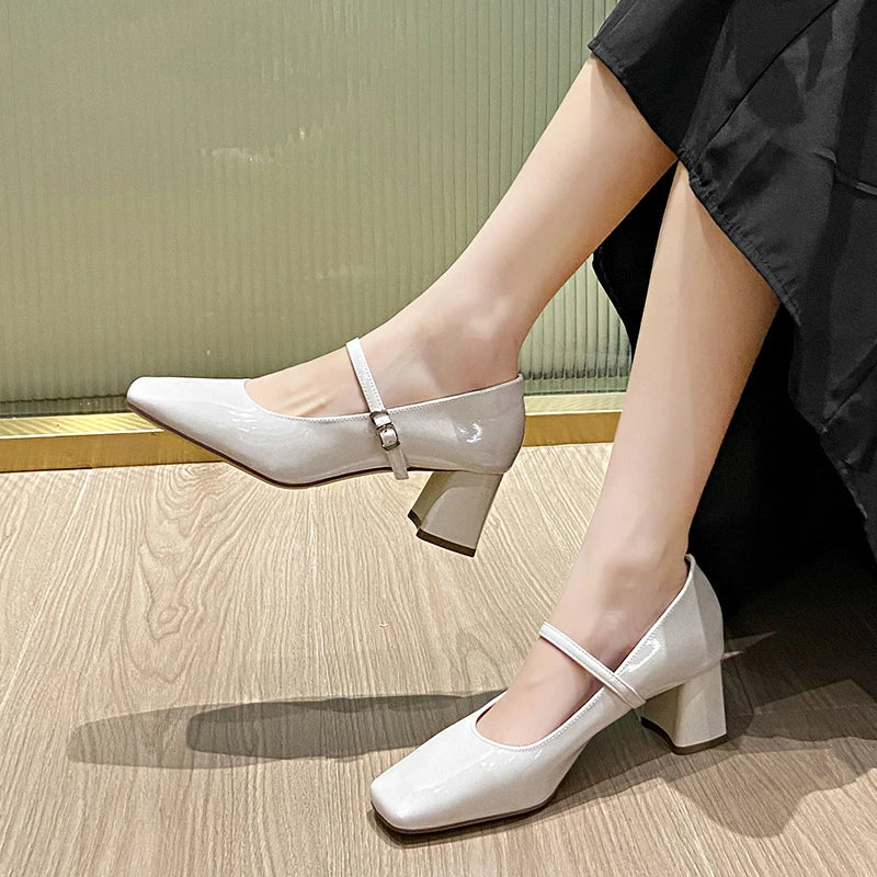 Fashionable high-heeled shoes