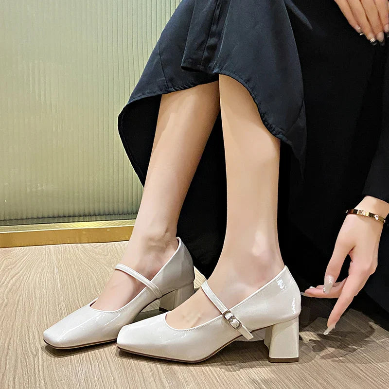 Fashionable high-heeled shoes
