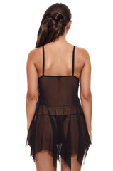 Mesh Handkerchief Babydoll