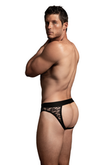 Men's Luca Lace Open Back Brief