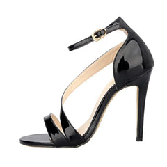 Ladies Dancing Shoes Sexy Sandals Open Toe High Heels Ankle Strap Stilettos Dress Fish Mouth Jazz Dance Pumps