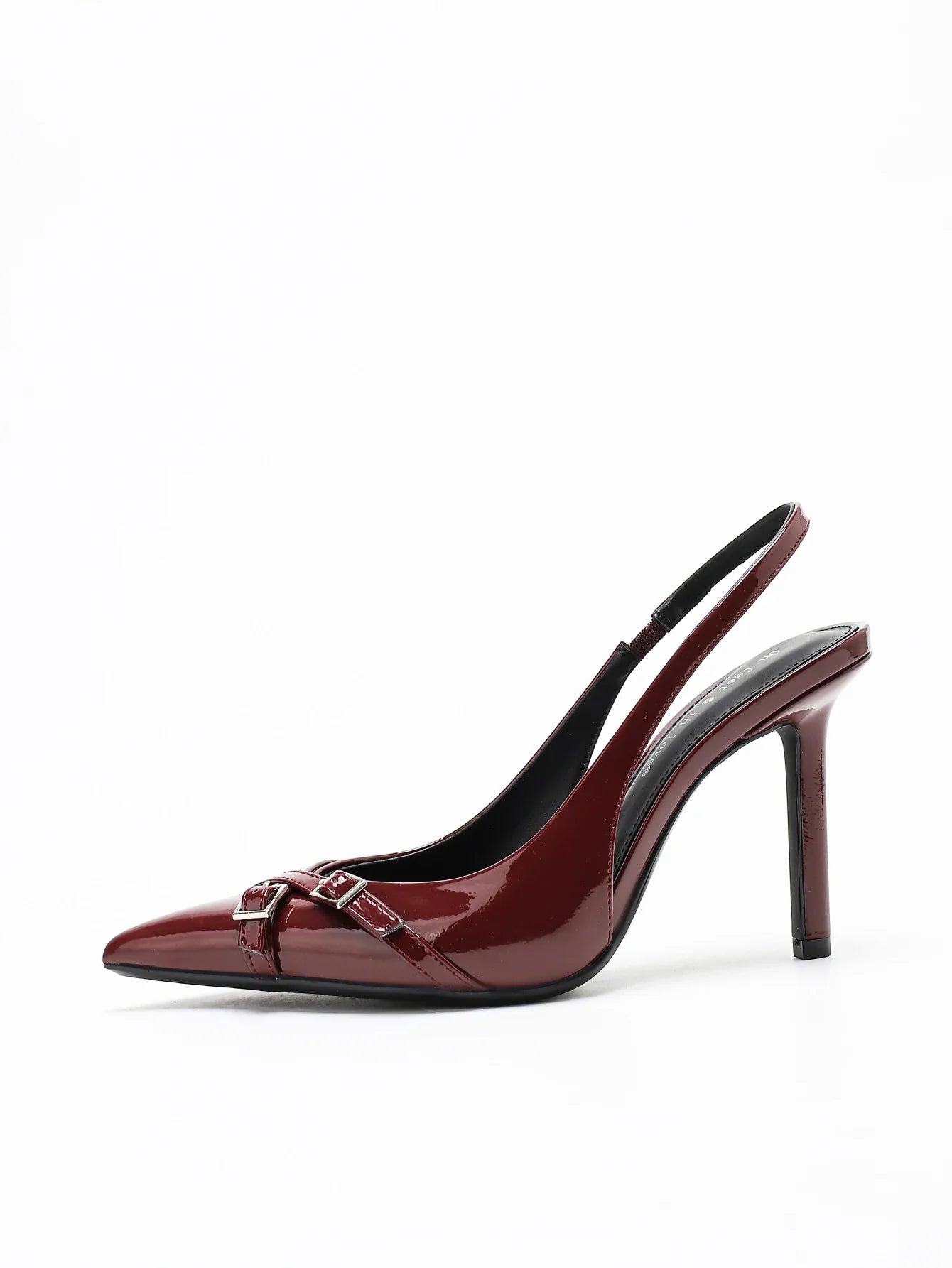 Ladies' Elegant Patent Leather Pointed-Toe Stilettos