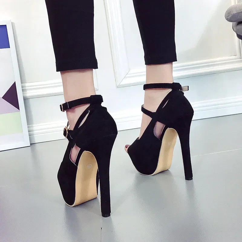 Men Pumps Crossdresser High Heels High-heeled Stiletto Platform Nighclub Unisex Prom Shoes Pumps Heels Sandals
