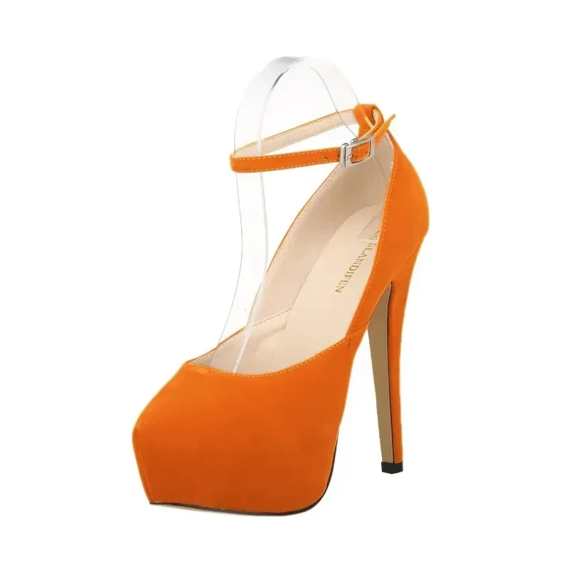 Men Pumps Crossdresser Sexy Platform Peep Toe 14cm Extremely High Heels Stilettos Party Nighclub Unisex Customize Color Shoes