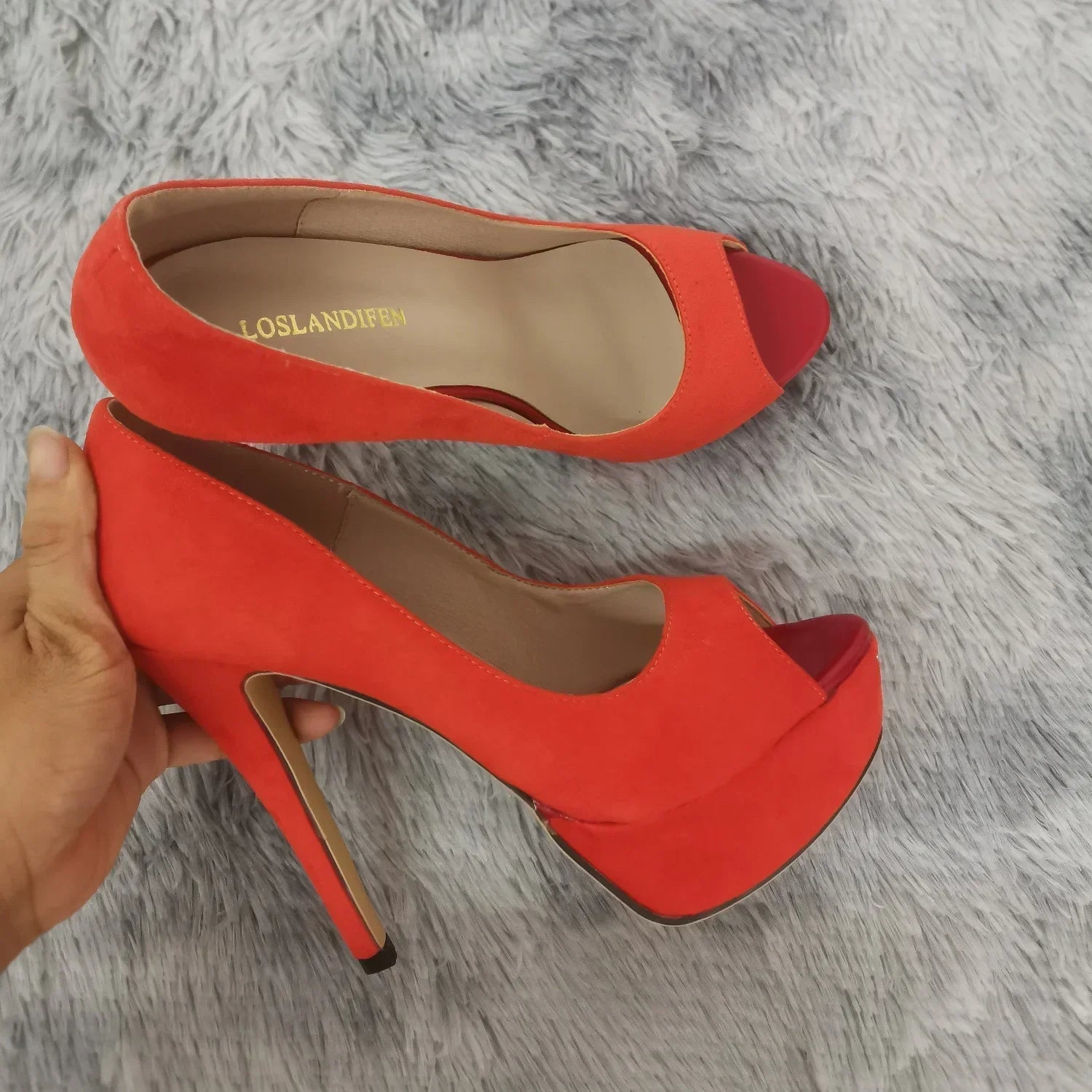 Men's Platform High Heels 14cm Cross-dresser Unisex Drag Queen Sandals Sexy Peep Toe Ankle Strap Stilettos Pumps Party Shoes