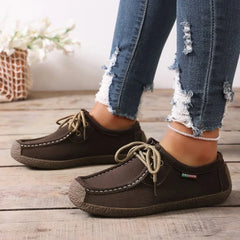 Arrival Casual Shoes Suede Leather Flats Sneakers Lace Up Moccasins Shoes Loafers Plus Size 35-43