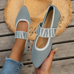 Ballet Flats Casual Shoes Low Heel Barefoot Elegant Woman Sneakers Socofy Comfortable Pointed Toe Loafers Female