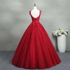 Hermoso vestido rojo de fiesta para dulces 16 