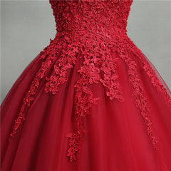 Hermoso vestido rojo de fiesta para dulces 16 