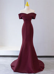 Vestido formal largo de satén con cordones y corte sirena encantador 
