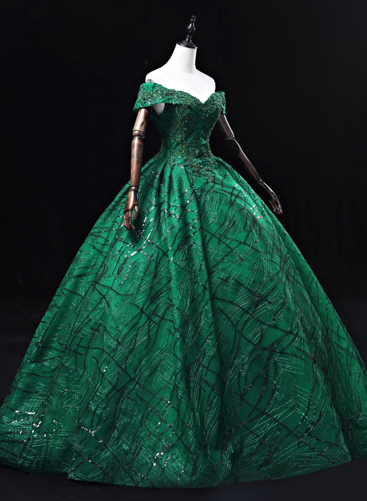 Vestido de fiesta verde de tul con escote en forma de corazón para dulces 16 