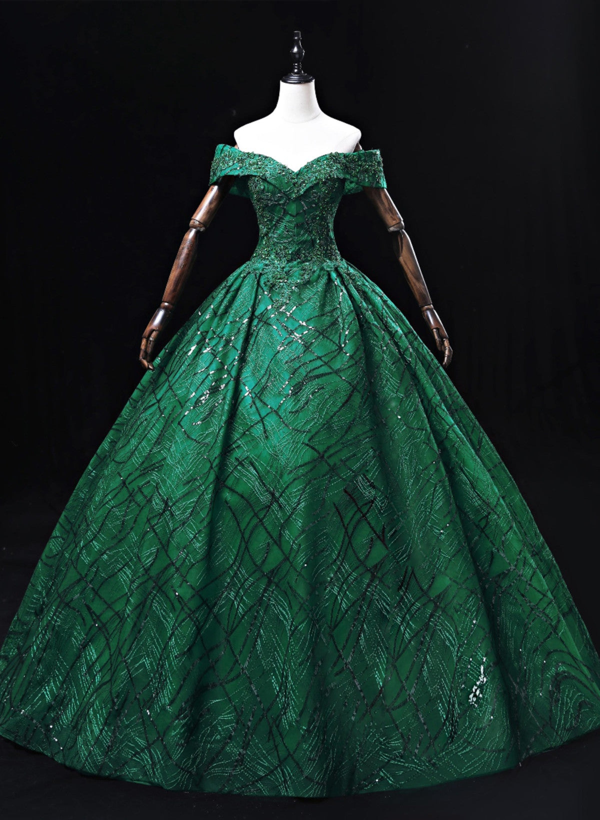 Vestido de fiesta verde de tul con escote en forma de corazón para dulces 16 