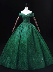 Vestido de fiesta verde de tul con escote en forma de corazón para dulces 16 