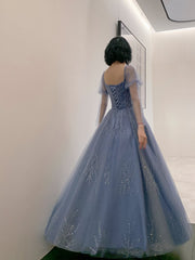 BlueTulle Long Beautiful Prom Dress Party Dress