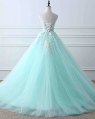 Encantador vestido de fiesta de tul verde menta para dulces 16 