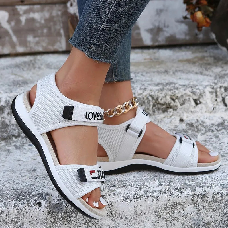 Sandale Open Toe Heightened Platform Sandals Woman Beach Shoes Athleisure Sandals Plus Size 43 Zapatos De Mujer