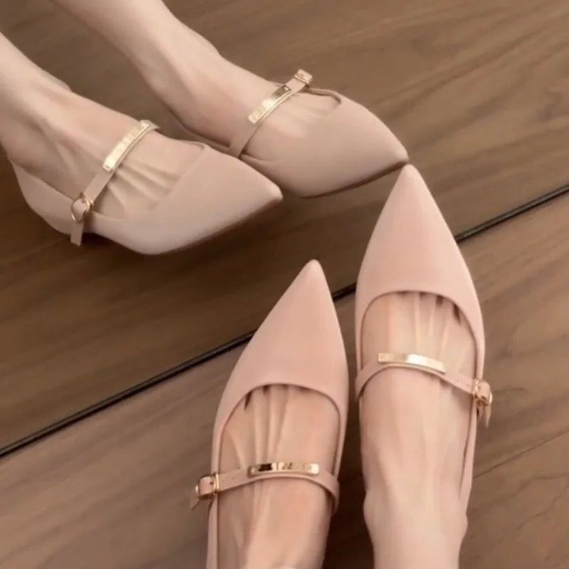 Soft breeze one-strap Mary Jane shoes