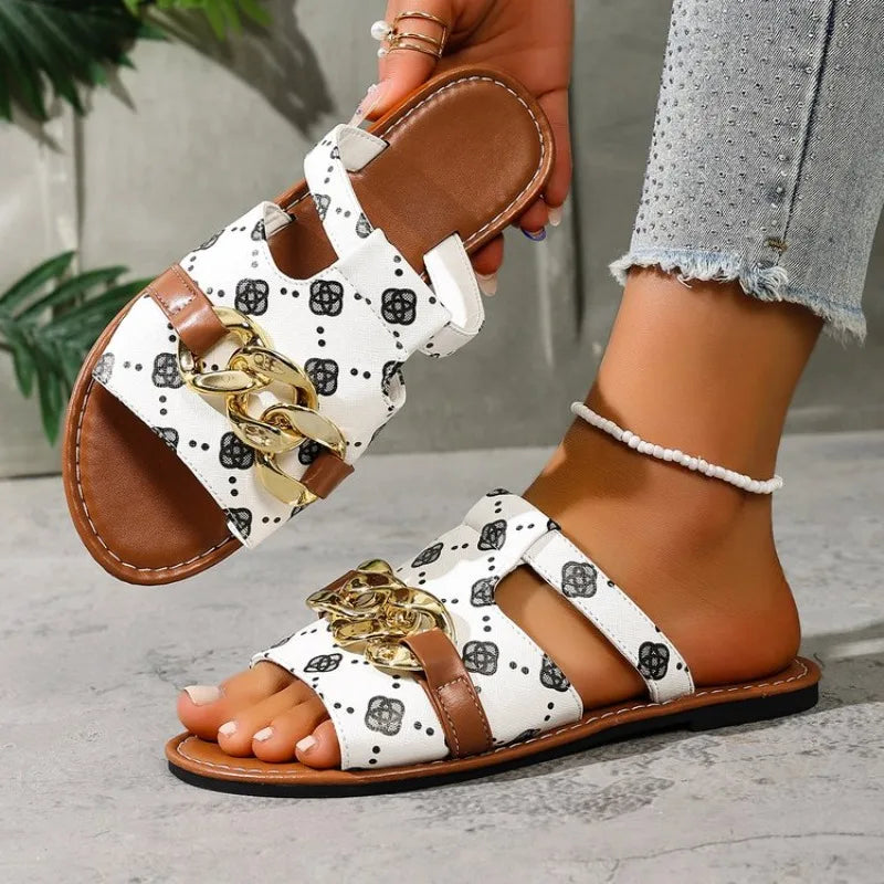 Round Headed Simple Comfortable Casual Slippers Fashionable Hot Selling Sexy elegant Flat Slippers Women