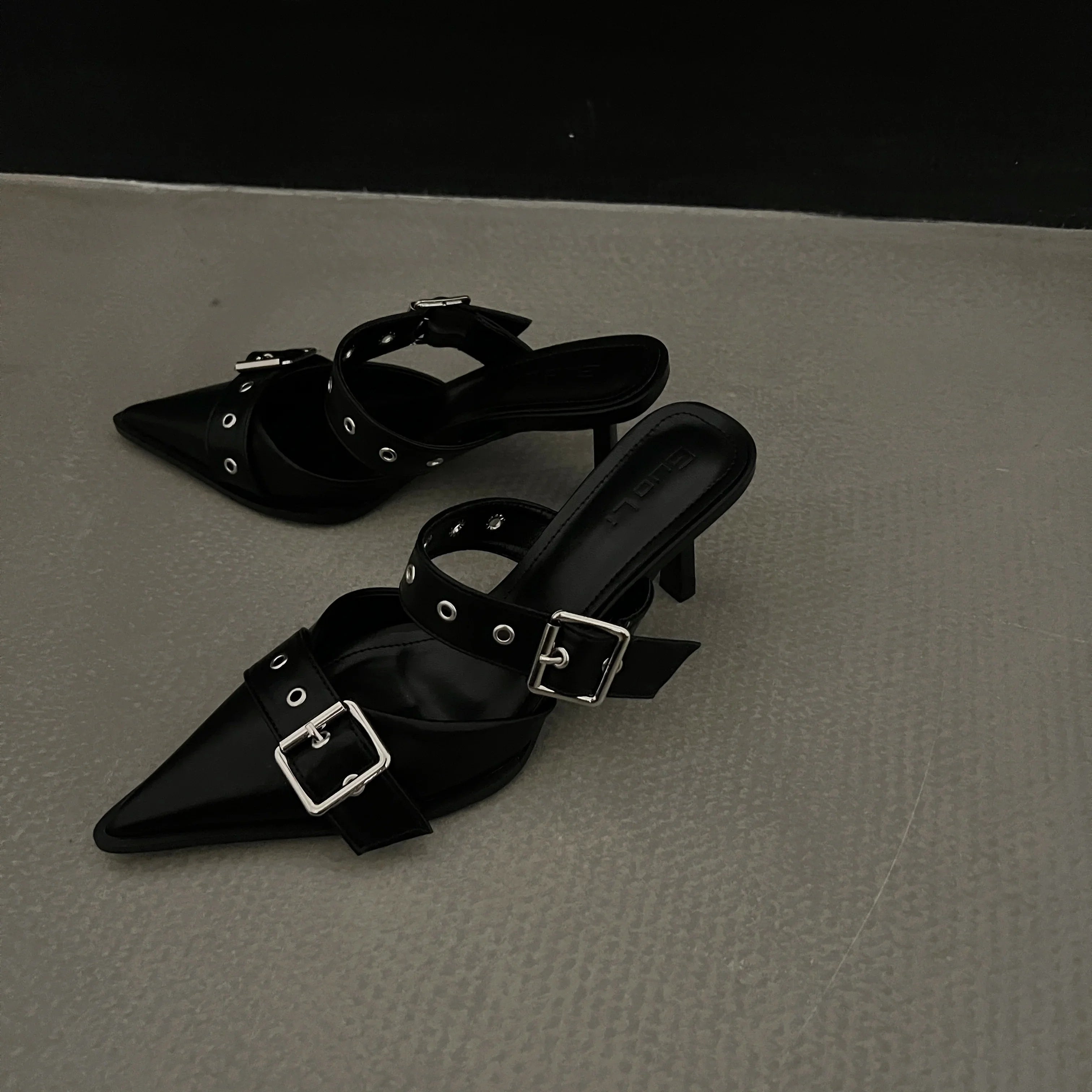 Heels Slippers High Heels Replica Pumps Lady Luxury Designer Middle Low Heels Party Slip on Sandals