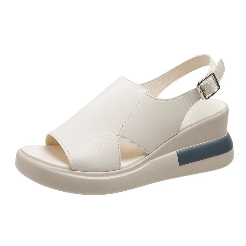 Wedge Platform Sandals Retro Romen Beach Shoes Casual Peep Toe Soft Zapatos De Mujer