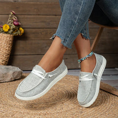 Vulcanized Sneakers Platform Solid Color Flat Shoes Casual Breathable Wedges Walking Sneakers