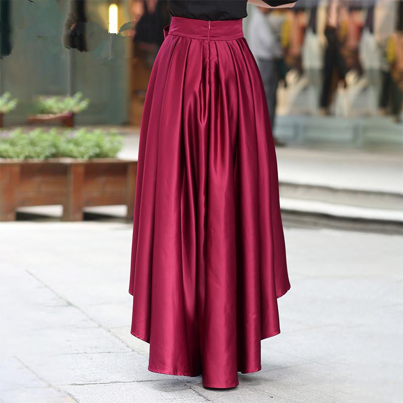 Beautiful Women High Low Skirt With Belt