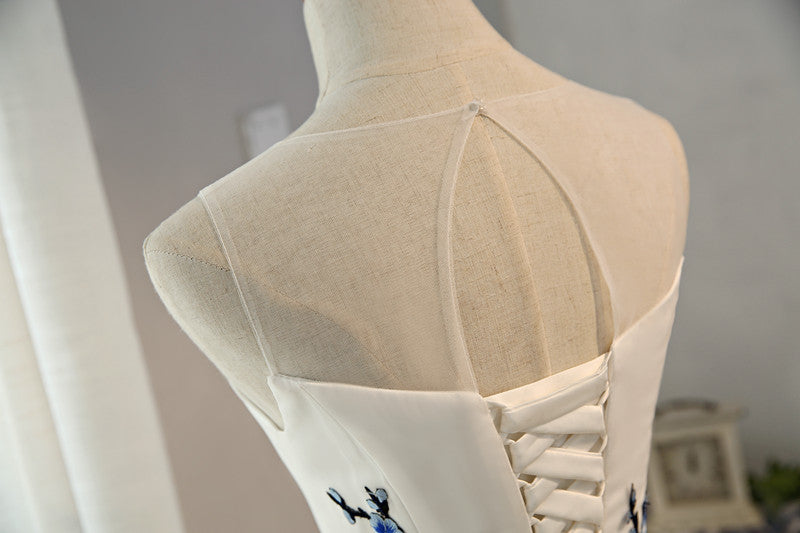 White Tulle Lovely Graduation Dress