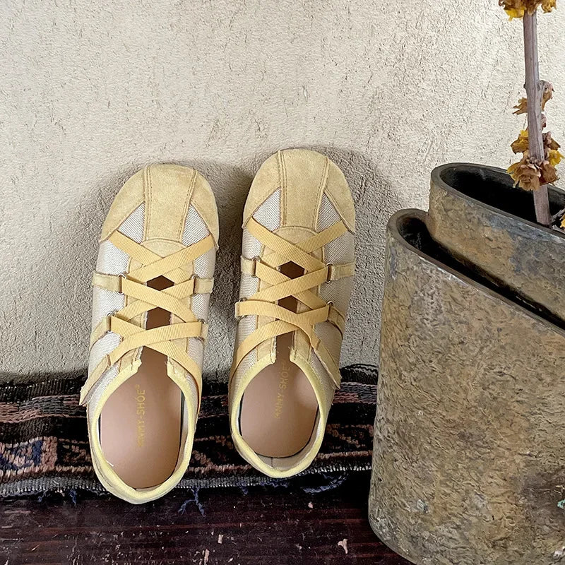 Trendy Best - Selling Silver Strappy Sneakers
