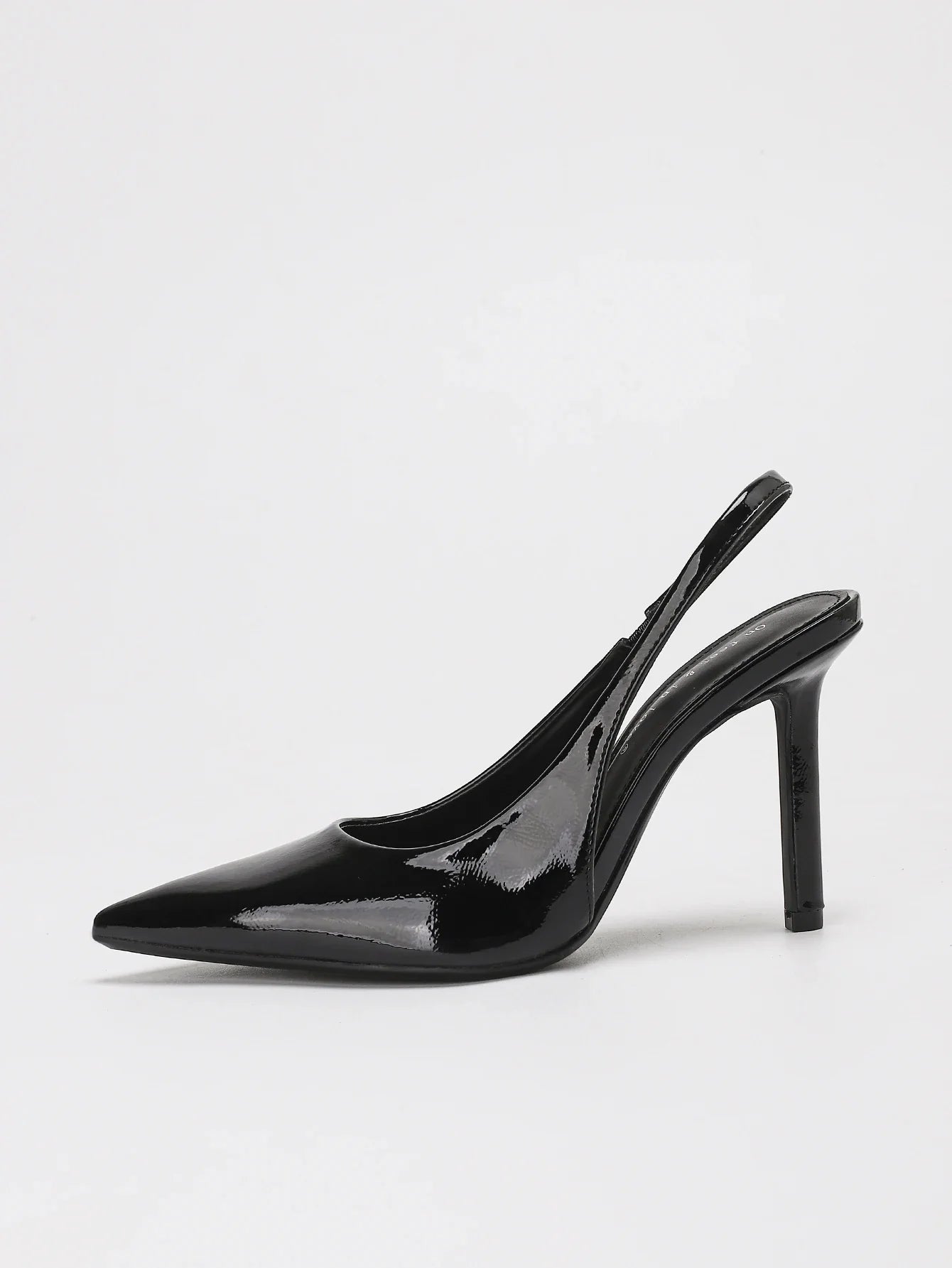 Woman's Elegant Patent Leather Pointed-Toe Stilettos