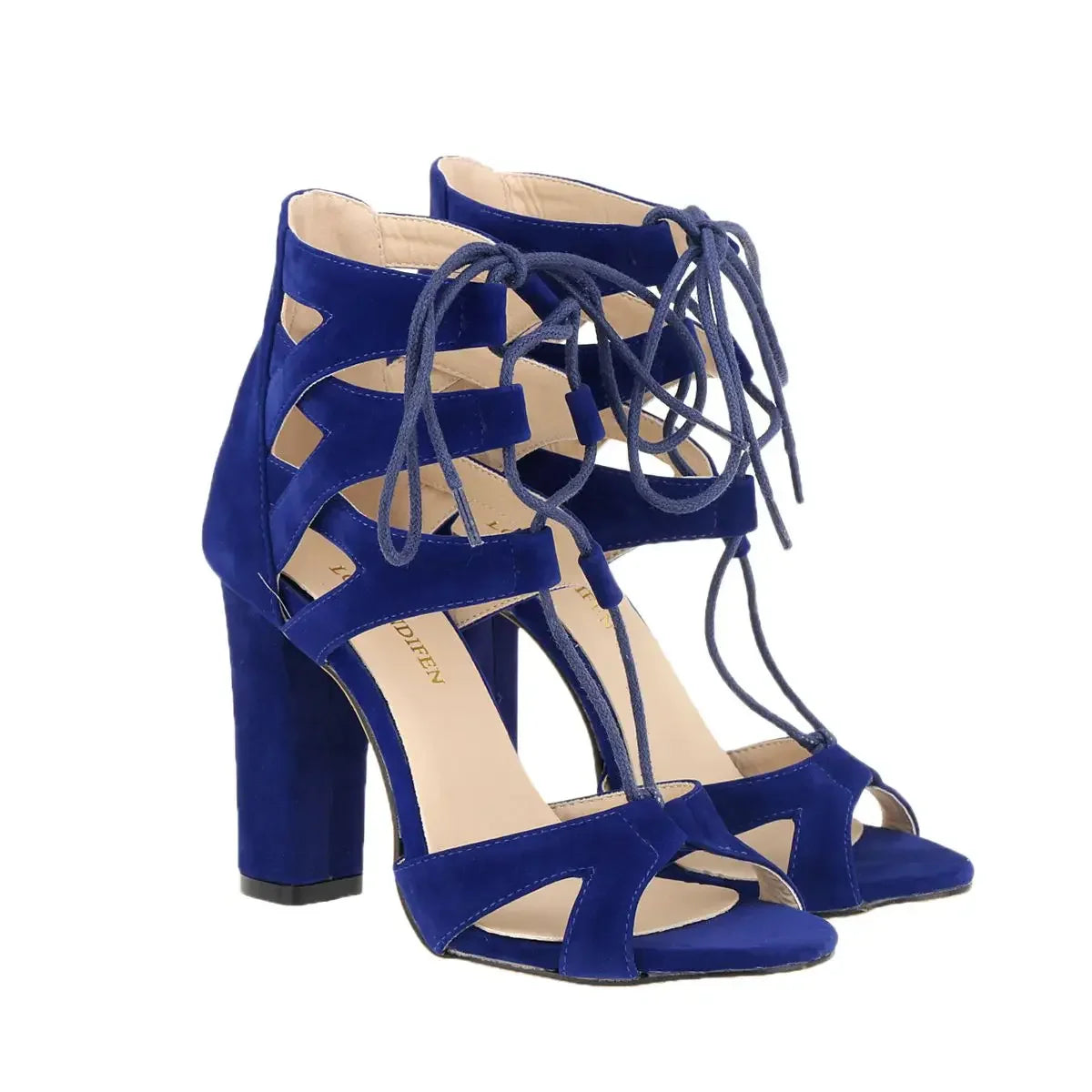 Ankle Strap Sandals Faux Velvet Open Toe Square High Heels Party Dress Red Wedding Jazz Dance Shoes